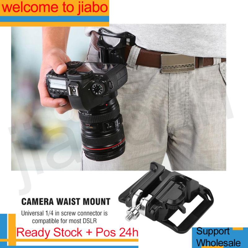 [READY STOCK] 1Pc Camera Hanger 1/4in Screw Mount Quick Release Waist Belt Buckle Holder for DSLR