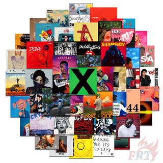 54Pcs/Set ❉ ♬ Music Artist Album Cover ♬ Series 01 Stickers ❉ DIY Fashion Luggage Laptop Skateboard Doodle Decals Stickers