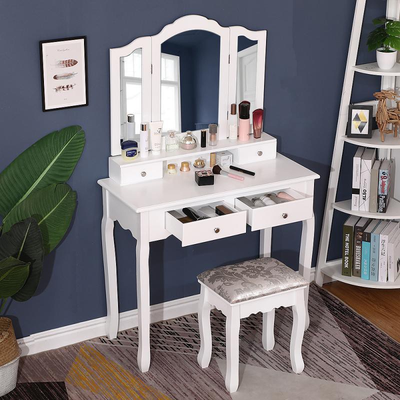Makeup Vanity Table Bedroom Dresser, Vanity Table Set Singapore
