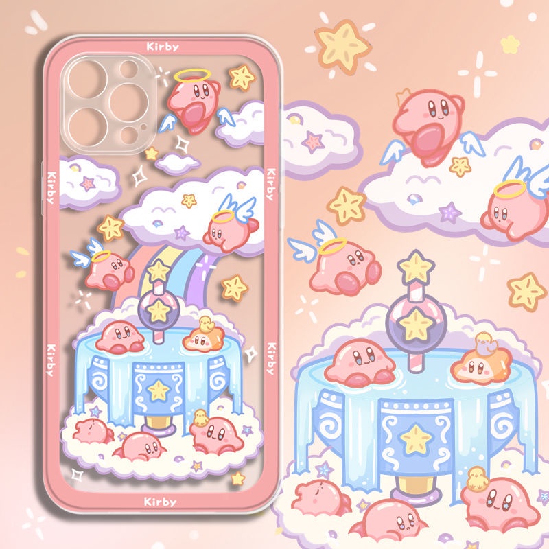 iPhone 11 Apple 12 Rainbow Cute Kirby 13promax Phone Case XR Silicone 7 ...