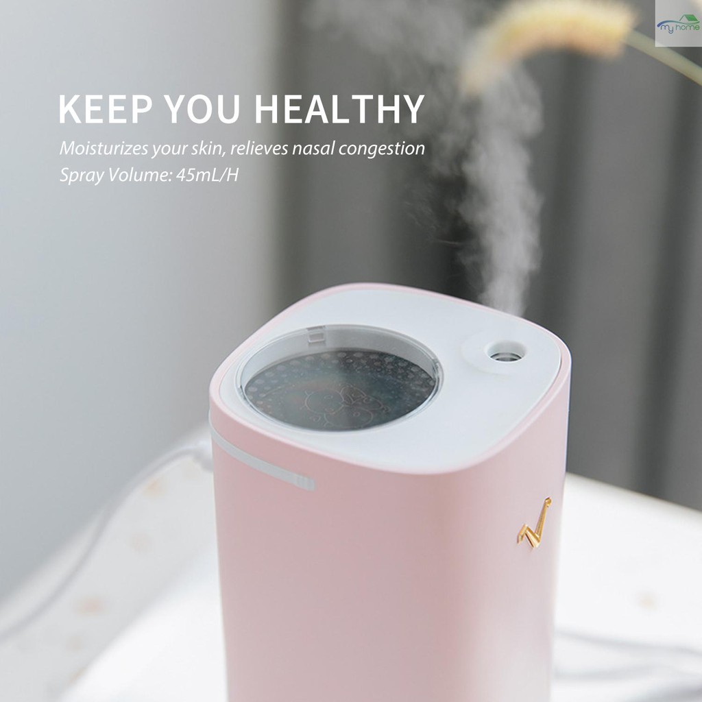 320mL Car Mist Humidifier Diffuser Night Light LED Projector Portable Quiet Humidifier Essential Oil Diffuser Cool Desktop Auto Shut-Off USB