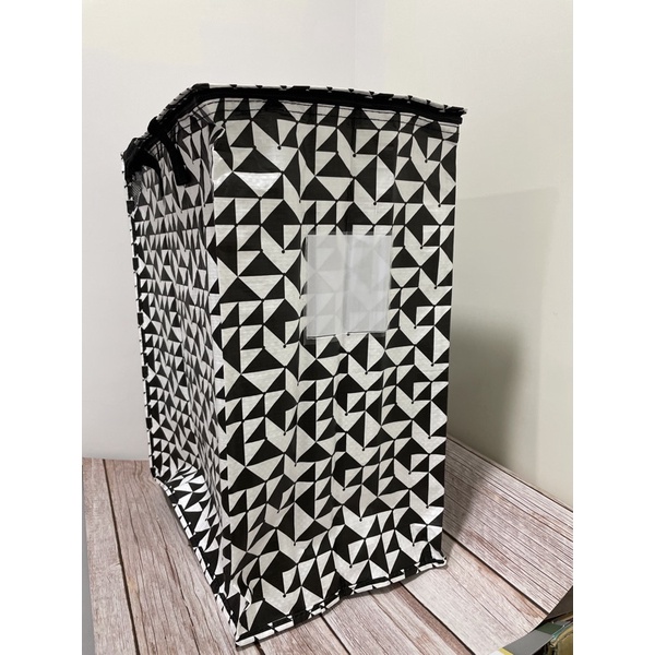 ikea Shopping Bag Storage Laundry With Zipper KNALLA Series Shopee