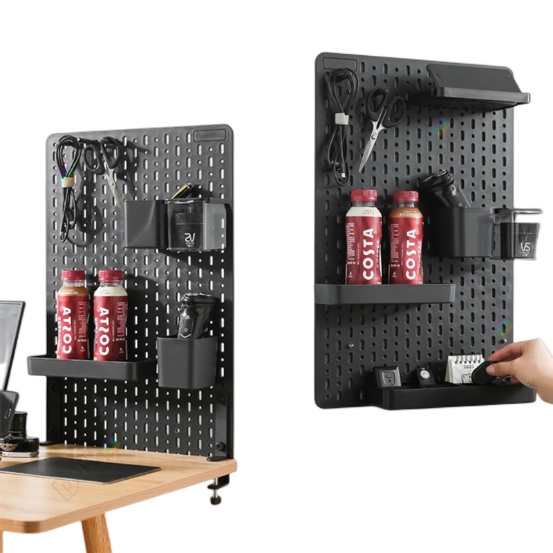 YSSH Pegboard Wall Shelf No Drill Pegboard Accessories DIY Storage