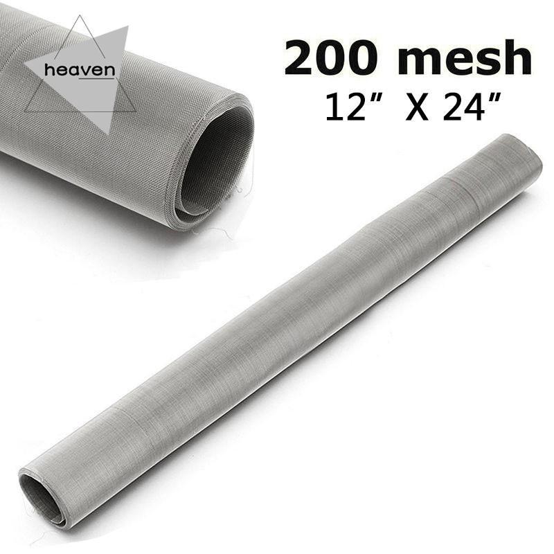 304 Stainless Steel 20 Mesh Wire Cloth Screen Filtration Supplies Tool 6x12'' 