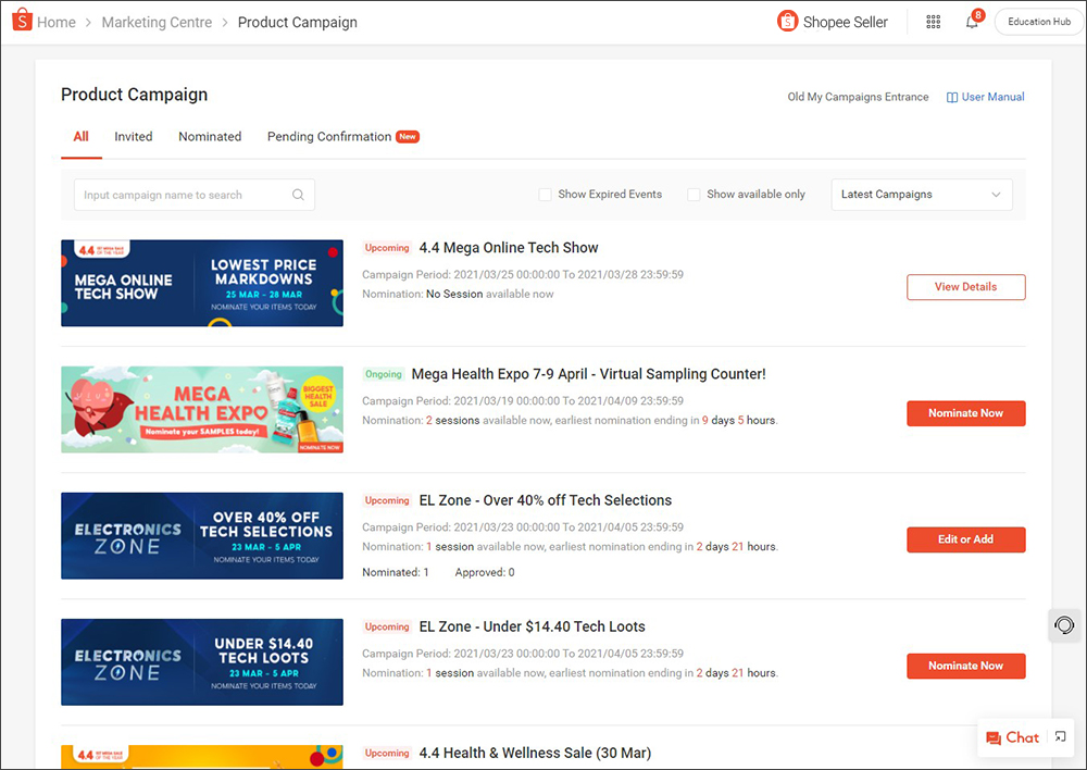 Product Campaign Shopee Sg Seller Education Hub