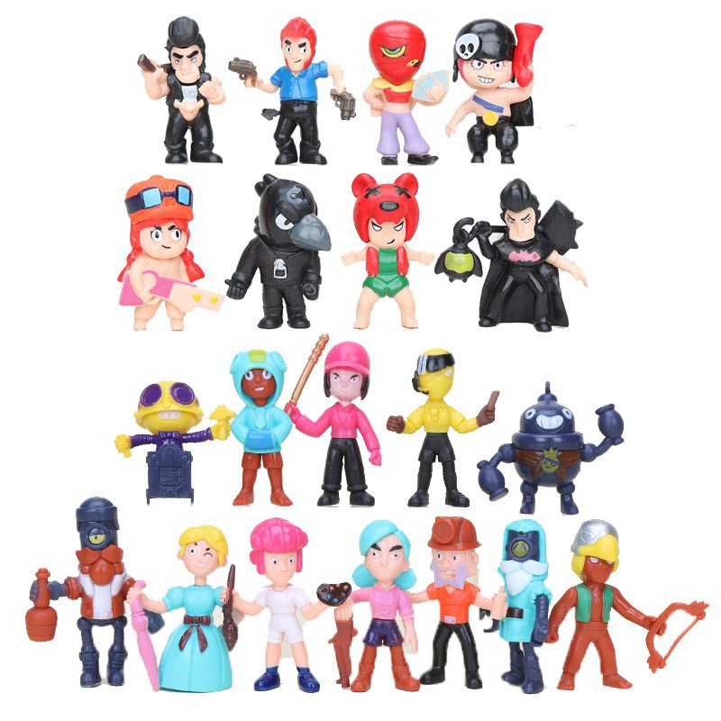 Brawl Stars Action Figure toys Shelly Colt Jessie Brawl ...