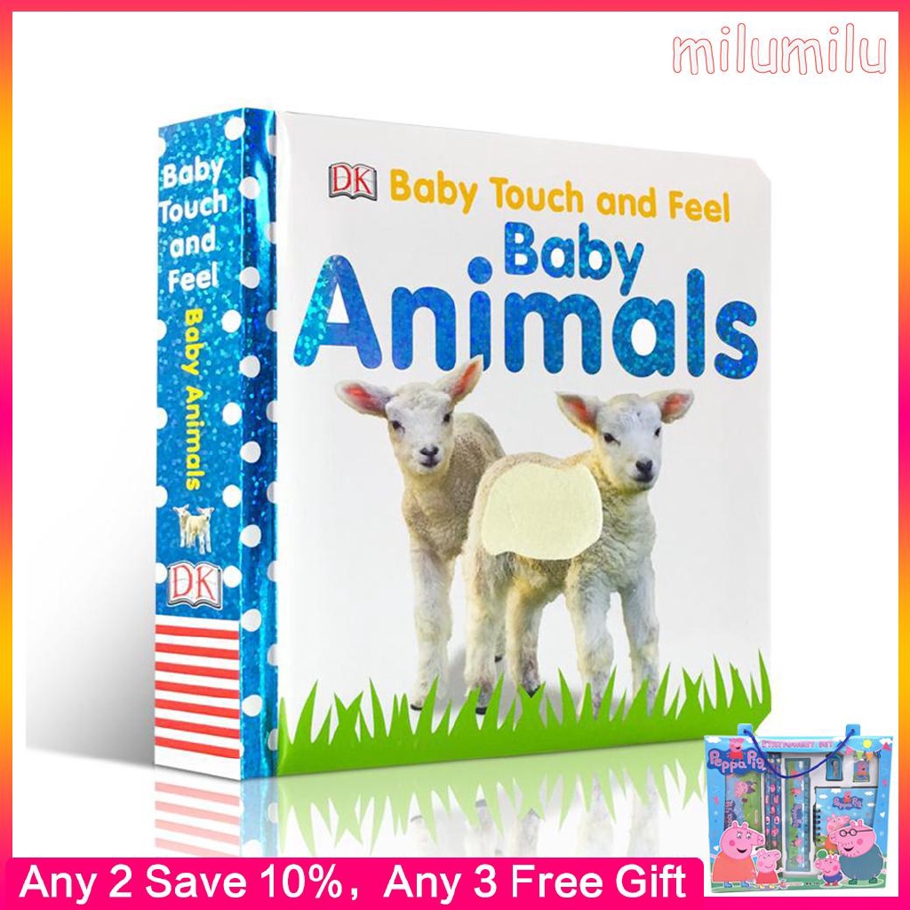 Baby Animals Baby Touch and Feel Original English books board book DK ...