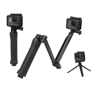 NEW 3 Way Grip Waterproof Monopod Selfie Stick Tripod Stand for GoPro Hero 11 10 9 8 7 5 Session action camera Assessories