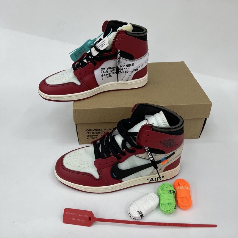 off white x jordan 1 chicago