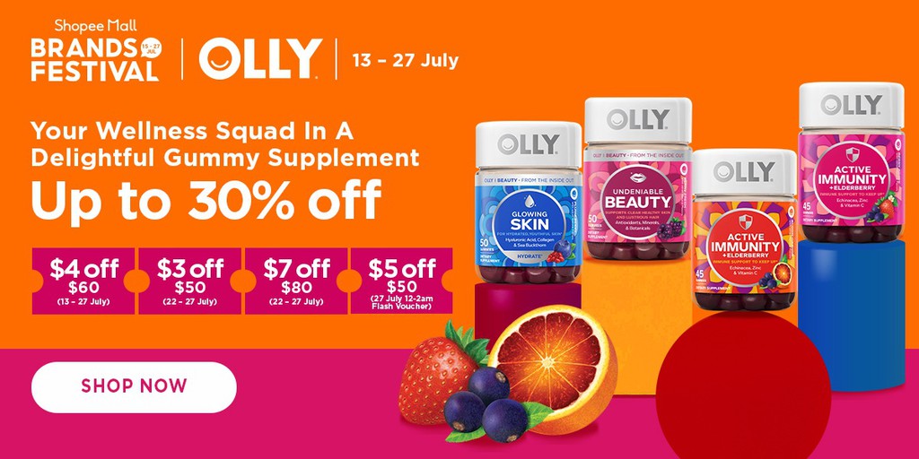 OLLY Supplements, Online Shop Shopee Singapore