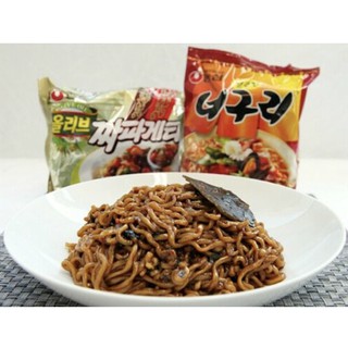 NONGSHIM Neoguri+Chapaghetti Korean instant noodle ramen PARASITE ...