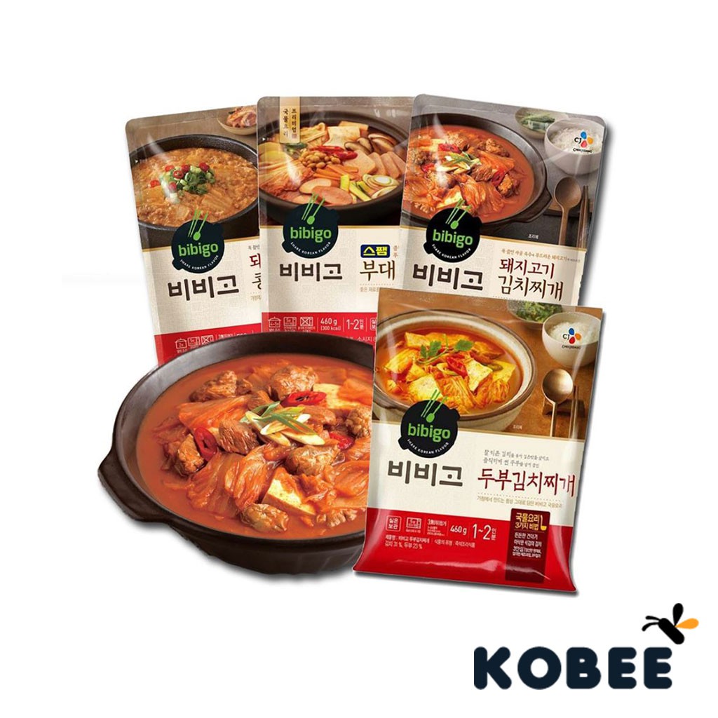 [Bibigo] Korean Kimchi Soup & Army Stew 460g Shopee Singapore