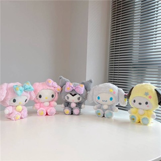 Sanrio Cute Cinnamoroll Kuromi HelloKitty Pochacco Mymelody Plush Toys Stuffed Dolls Gift For Kids Home Decor