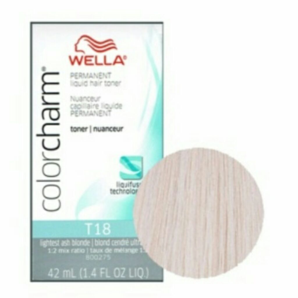 Wella T18 Colorcharm Toner Light Ash Blonde Free Postage Shopee