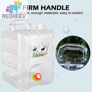 Redkeev 10L 15L 5L Portable Water Container with Faucet for Camping Hiking Picnic Driving #6