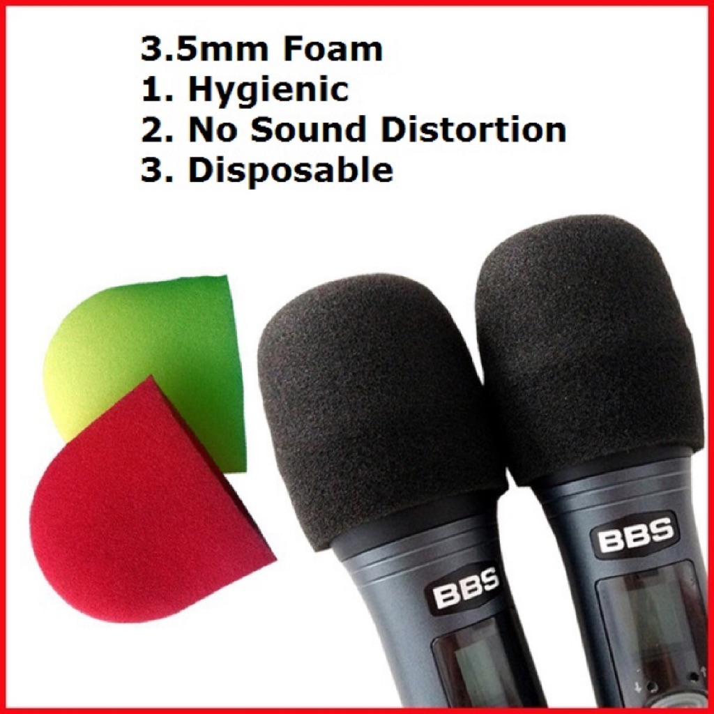 Microphone foam cover Hygiene Protection Shopee Singapore