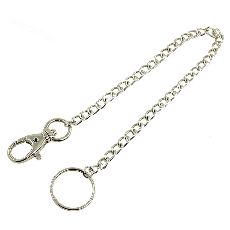 2 Pcs 25cm Chain Length Silver Tone Metal Key Ring Keychain W Clip H Lanbdchau Shopee Singapore