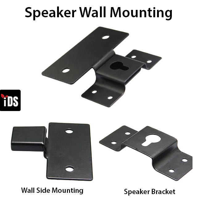 [iDS] Speaker Wall Bracket Speaker Wall Mount Speaker Hook Hanger Plate Connector with Mounting