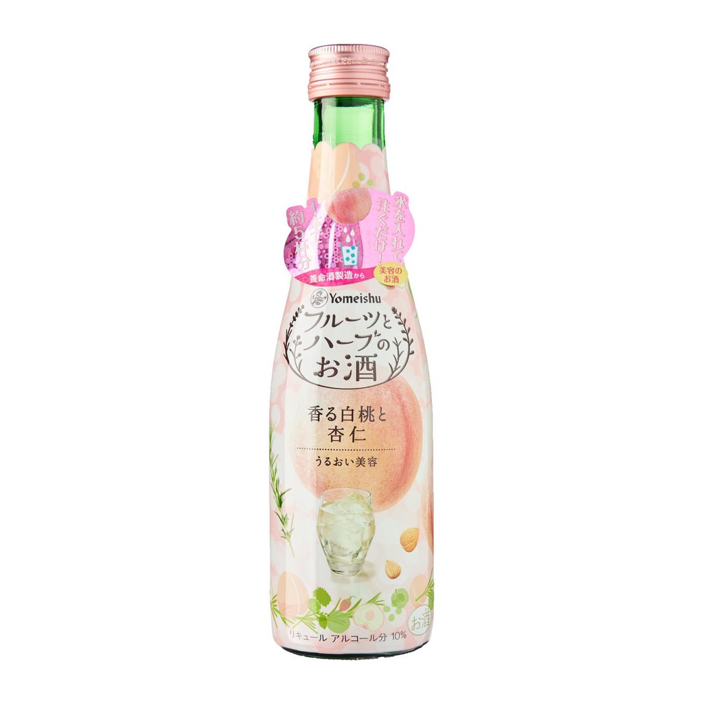 Yomeishu Fruits & Herb Peach 300ml Japanese Liqueur Shopee Singapore