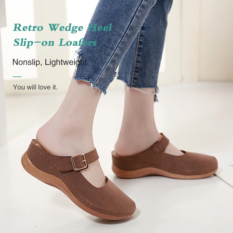 heel slips out of loafers