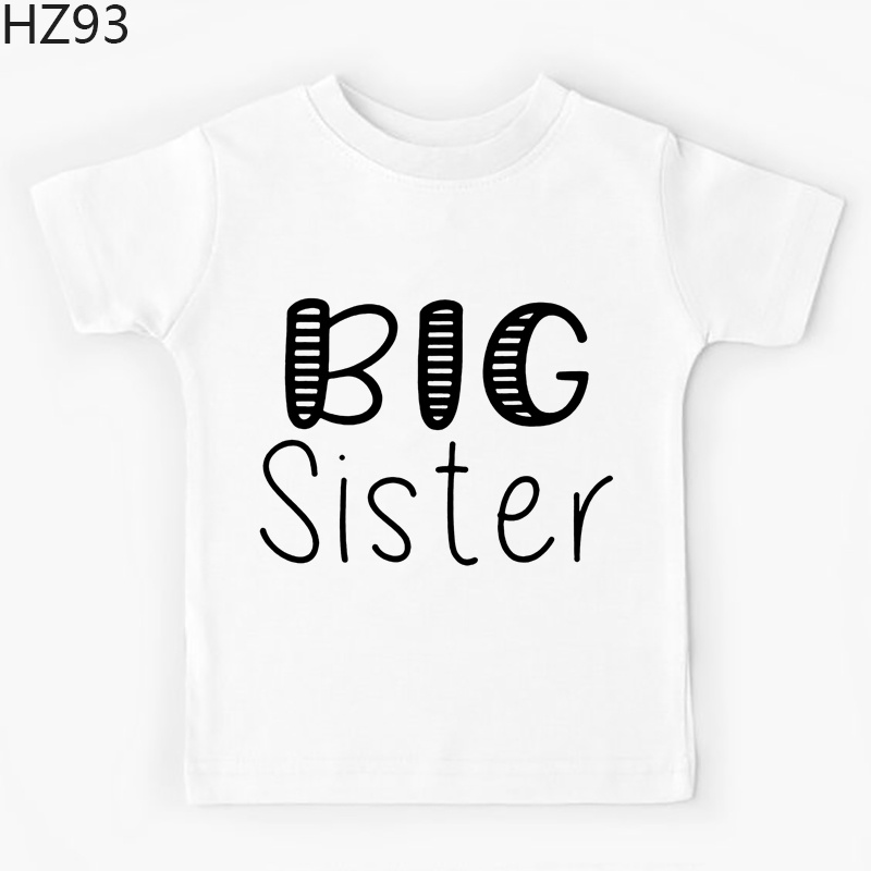 Big/Little Brother Sisters Fashion Children's T-shirt Casual Children's Top
