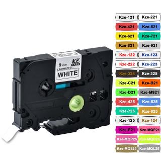 6x TZe121 221 421 521 621 721 Colored Label Tape Compatible Brother Ptouch 9mm 