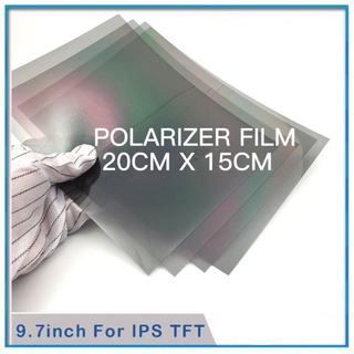 9.7inch LCD l polarizer film sheet.for watch,Calculator etc.20cm x 15cm