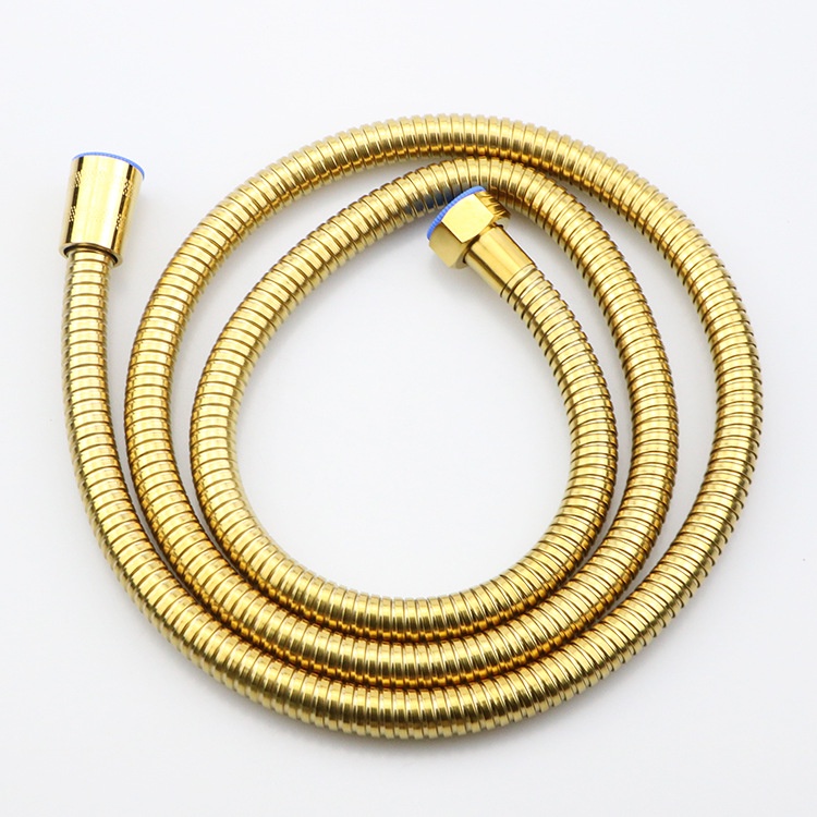 1.5M Gold Stainless Shower Head Hose Bathroom Shower Hose Handheld