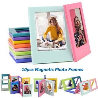 10 PCS DIY Magnetic Photo Frame For Fujifilm Instax Mini Camera Stick Fridge Picture Case