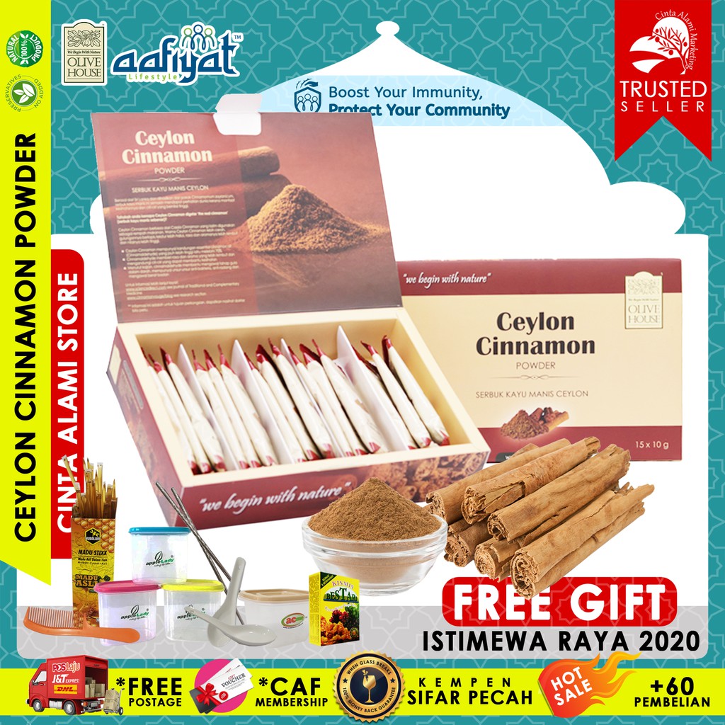 Simak Khasiat Serbuk Kayu Manis Olive House 