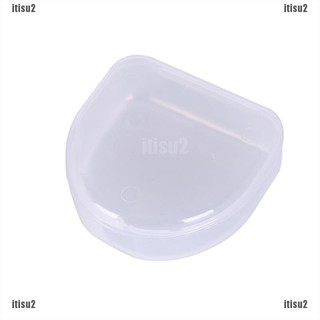 Image of thu nhỏ  ItisU2 1pc dental box denture teeth storage case mouth guard container 6.4x6.5x2.5cm [in stock] #3