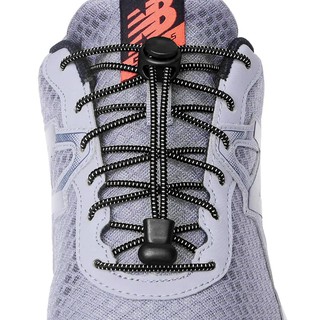 1Pair 25 colors Sneaker ShoeLaces Elastic No Tie Shoe Laces Stretching Lock Lazy laces Quick Rubber Shoelace