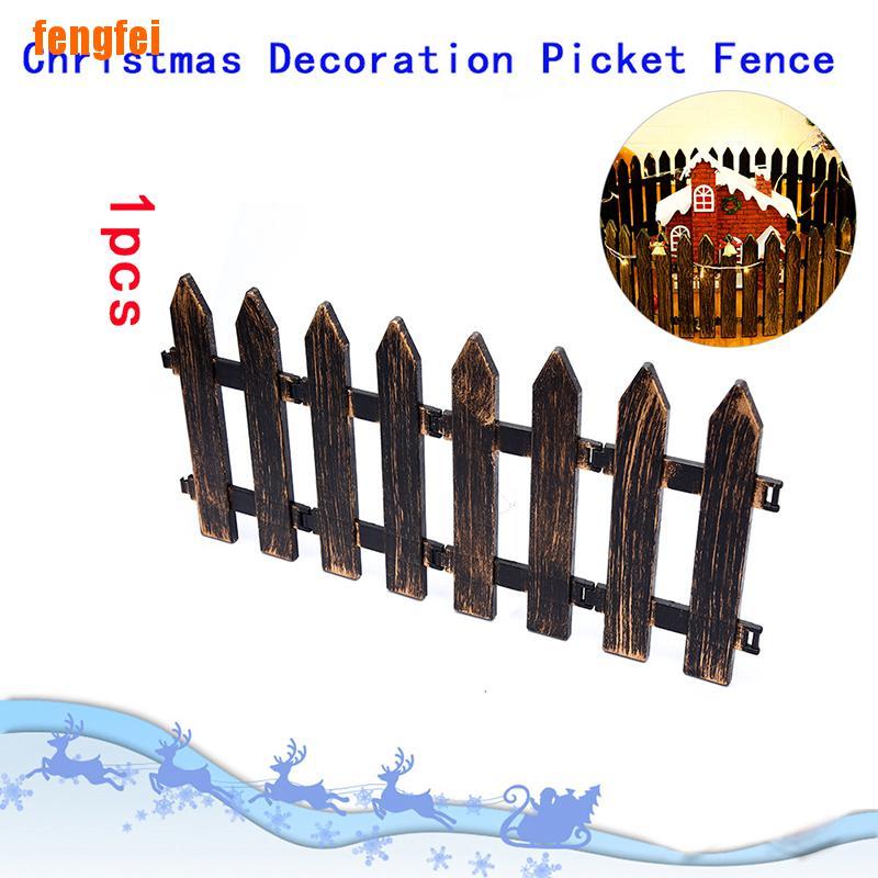 diy miniature picket fence