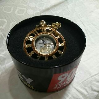 mickey mouse 90th anniversary pocket watch