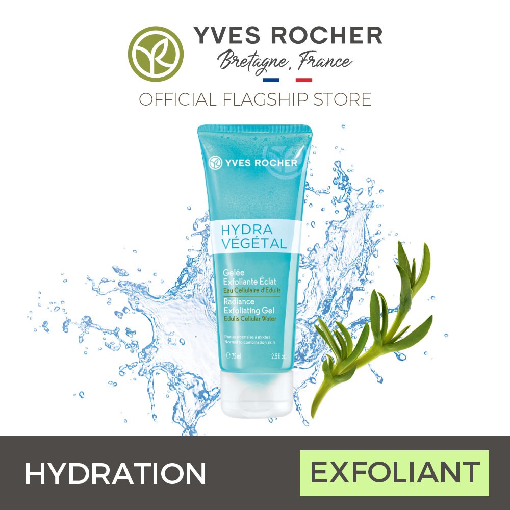 Yves Rocher Hydra Vegetal Radiance Exfoliating Gel Edulis Cellular My