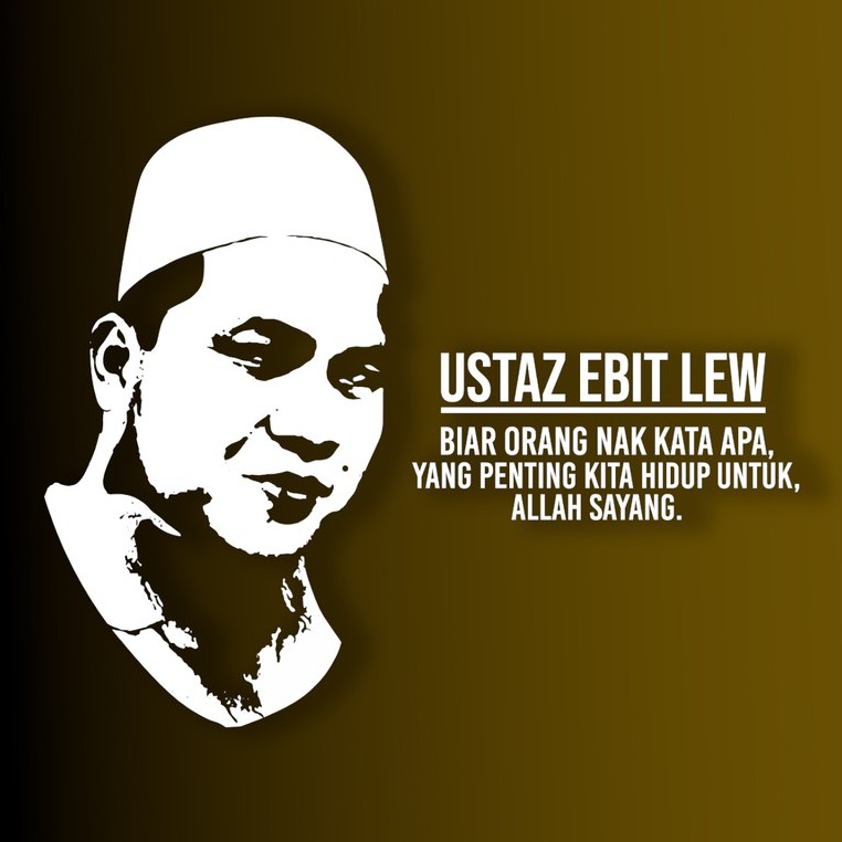 Sticker Ustaz Ebit Lew Outdoor Cutting Type Shopee Singapore