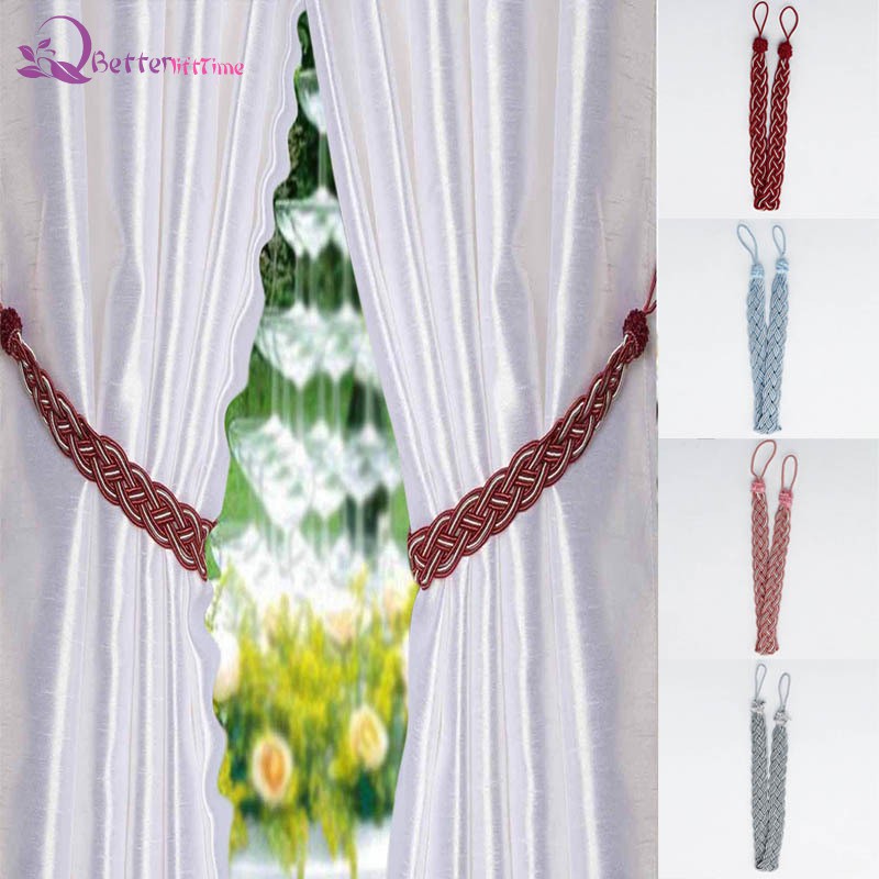 Blt 10 Pairs Curtain Tieback Window Rome Curtains Cord Rope Buckle