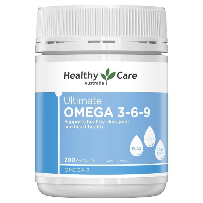 Healthy Care Ultimate Omega 369 Fish Oil 200 Capsules Sep 2024