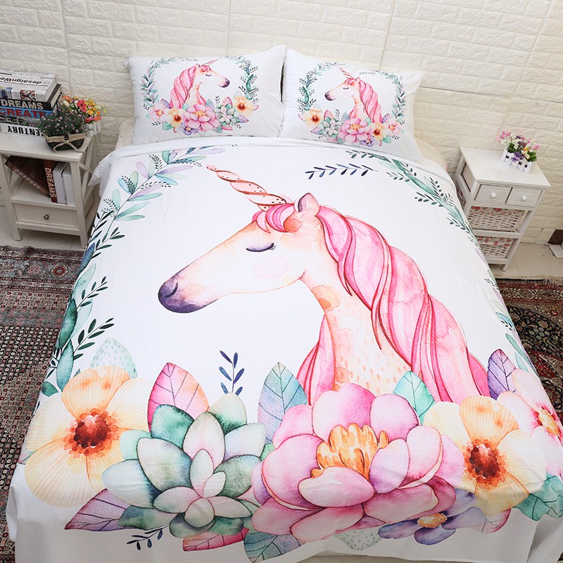 unicorn bedding twin