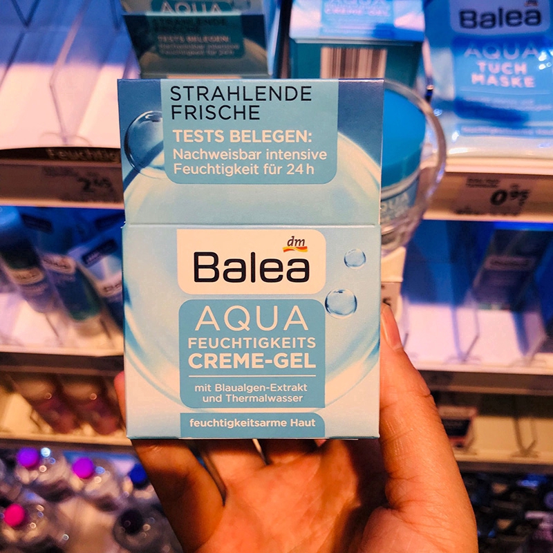 German Balea Hyaluronic Acid Efficient Moisturizing Blue Algae Moisturizing Moisturizing Cream 50ml Shopee Singapore