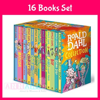 ★100% Authentic★16 Books Gift Box Set★Original Roald Dahl Story Literature Kids Children Fiction English Birthday Xmas