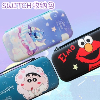 Cute Stitch Crayon Shin-Chan Nintendo Switch Oled/Switch Lite Case, Portable Travel Casing Cover Bag Game Consoles Storage Pouch