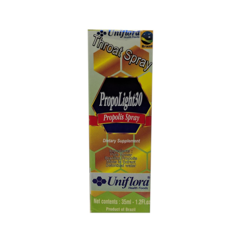 Uniflora Propolight 30 Propolis Spray (35 ml) Effective throat spray