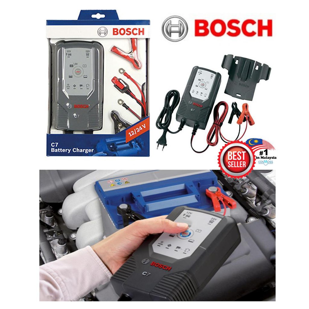 Bosch C7 Battery Charger Set Shopee Singapore