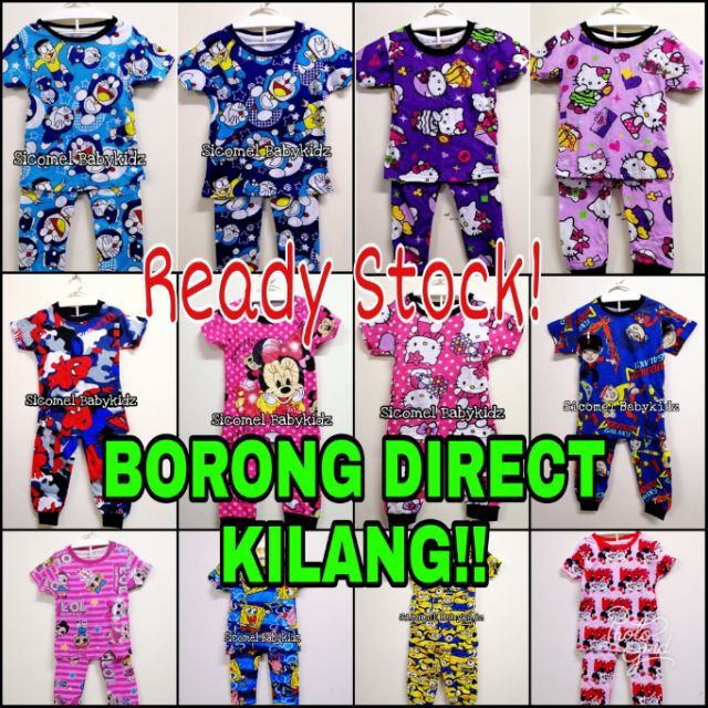 Borong Pyjamas Full Cotton Wholesale Pyjamas Code Golux Shopee Singapore