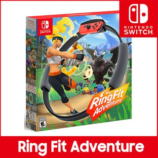 NEW!! Nintendo Switch Ring Fit Adventure Game Title + Ring-Con + Leg Strap Set