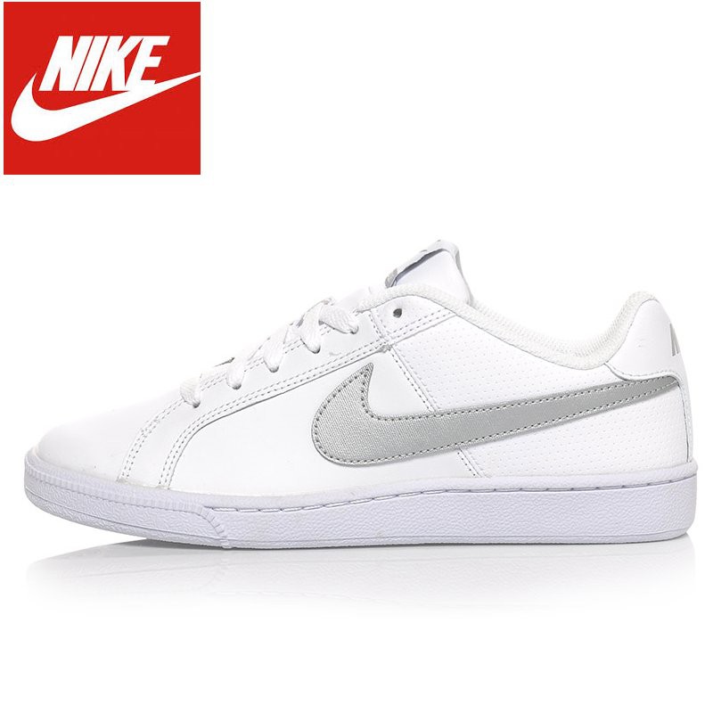 white leather nikes womens