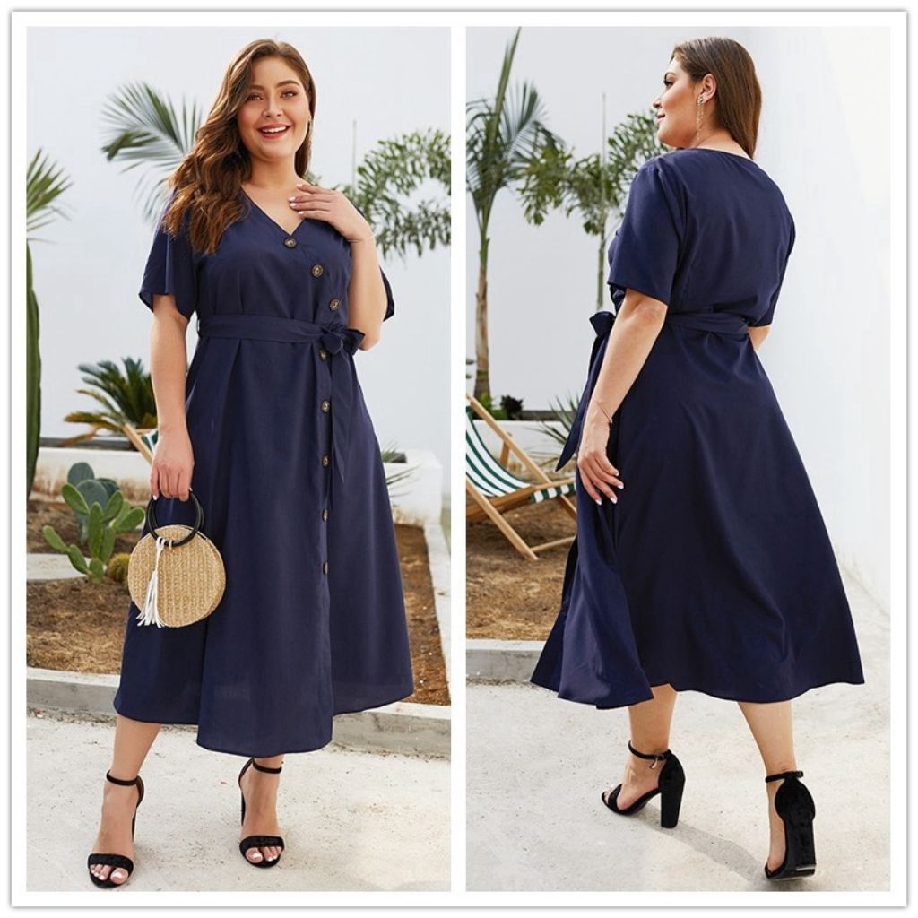 cotton blend summer dresses