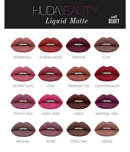 huda beauty bombshell liquid lipstick