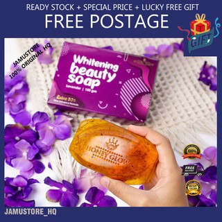 Shop Malaysia Original Sabun Honey Glow Whitening Beauty Soap Lavendar 150gm Honey Glow Terbaru Sabun Buang Daki Shopee Singapore